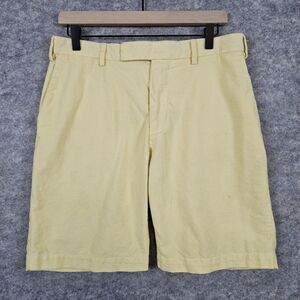 Polo Ralph Lauren Men's Golf/Chino Shorts Size 32 Yellow 100% Cotton‎ Mark 15